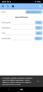 Physics Calculator screenshot 1