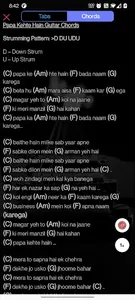 Guitar Tabs Chords Hindi Songs screenshot 4