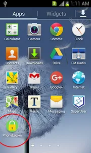 Touch To Lock Phone Screen screenshot 0