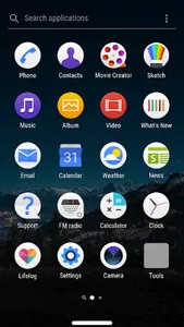 Modern XZ Black Exceed - Theme screenshot 2