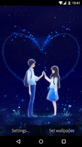 Love and Heart Live Wallpaper screenshot 0