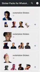 XXXTentacion Stickers For What screenshot 1