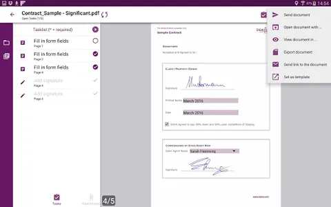SIGNificant E-Signing Client screenshot 21