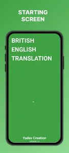 British English Translation screenshot 0