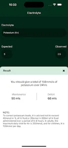 Fluid-Electrolyte Calculator screenshot 3