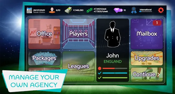 Mobile Football Agent 2022 screenshot 1