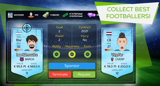 Mobile Football Agent 2022 screenshot 2