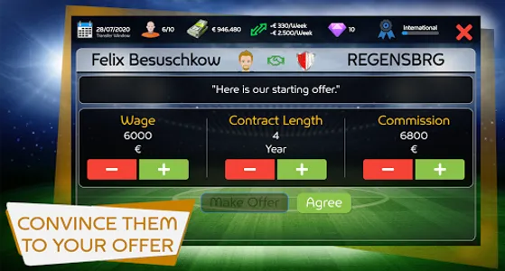 Mobile Football Agent 2022 screenshot 3