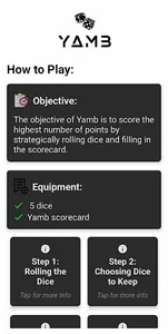 Yamb screenshot 2
