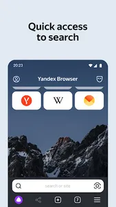 Yandex Browser with Protect screenshot 0