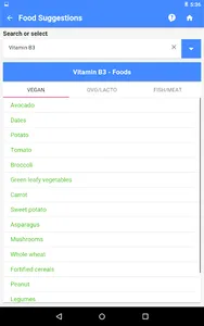 Vitamin Deficiency Finder screenshot 13