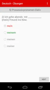 Learn German Dative Accusative screenshot 3