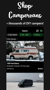 Vancamper: Buy sell campervans screenshot 0