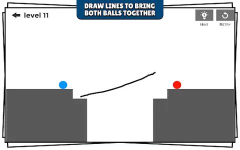 Draw Lines Physics Ball Puzzle screenshot 19