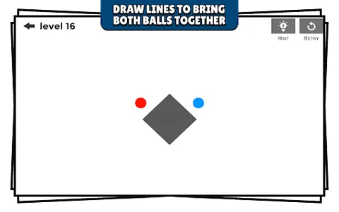 Draw Lines Physics Ball Puzzle screenshot 8