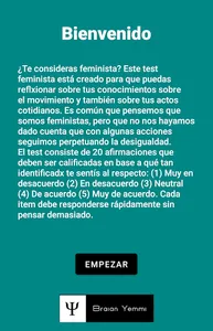 Test de feminismo screenshot 0
