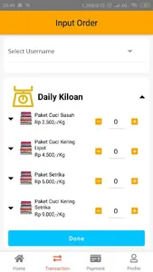 YeStaff - Laundry Staff Apps screenshot 2