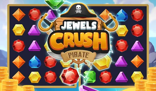 Jewels Crush: Pirate Match 3 screenshot 12