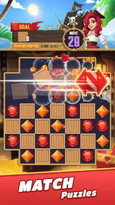 Jewels Crush: Pirate Match 3 screenshot 15