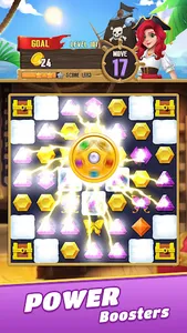 Jewels Crush: Pirate Match 3 screenshot 24