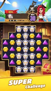 Jewels Crush: Pirate Match 3 screenshot 7