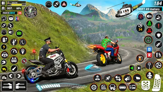 Police Moto Bike Chase Crime screenshot 0