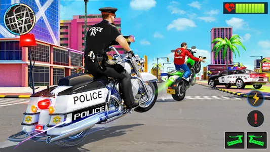 Police Moto Bike Chase Crime screenshot 1