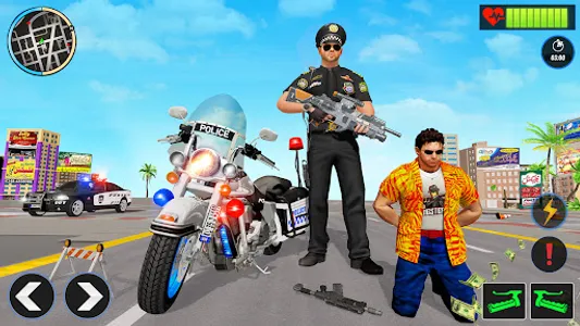 Police Moto Bike Chase Crime screenshot 4