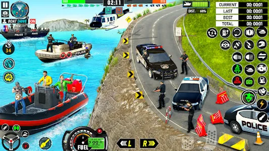 Police Boat Chase Crime Games screenshot 16