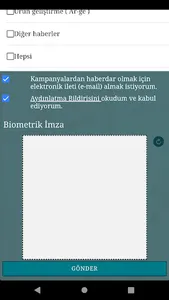 Yılmaz Makine KVKK screenshot 2