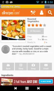 Culinary Pal™ recipes by voice screenshot 2