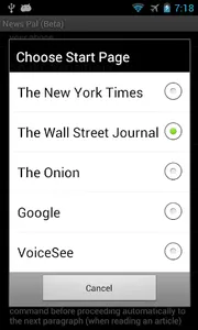 News Pal™ (voice browser) screenshot 4