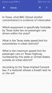 Texas DMV Driver License Test screenshot 6