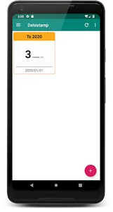 Datestamp screenshot 1