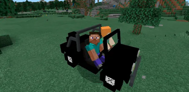 Minecraft car mod. Vehicle screenshot 9