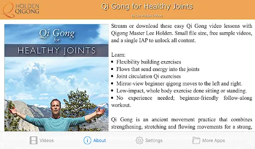Qi Gong for Healthy Joints screenshot 1