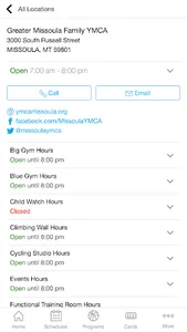 Missoula Family YMCA screenshot 0