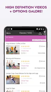 Yoga Download | Yoga Class App screenshot 2