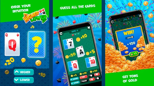 Higher or Lower Card Game screenshot 14