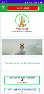 Yoga Relief : Online & Offline screenshot 0