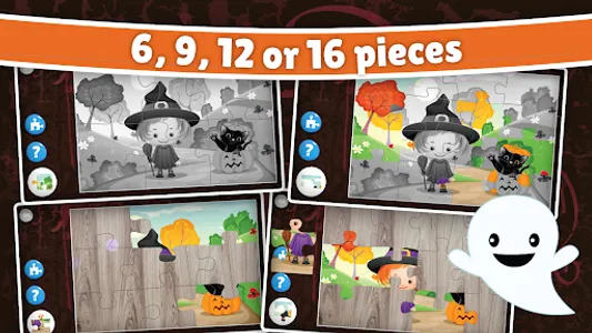 Halloween Puzzle for kids screenshot 1