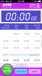 יולדת תזמון צירים screenshot 0