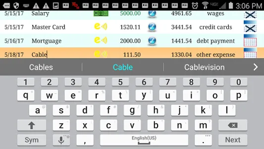 Your Accounts Checkbook screenshot 3