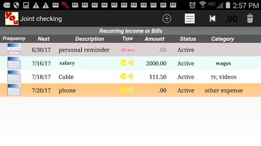 Your Accounts Checkbook screenshot 4