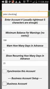 Your Accounts Checkbook screenshot 7