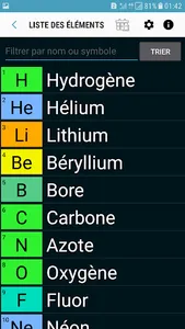 Tableau Périodique screenshot 3