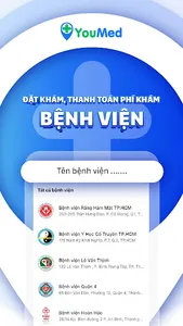 YouMed - Ứng dụng đặt khám screenshot 1