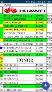 Younis Mobile Price List 2.0 screenshot 2