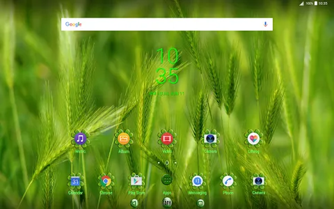 Green Xperia Theme screenshot 10