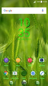 Green Xperia Theme screenshot 2